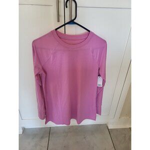 Women's Tek Gear Long Sleeve Tunic Tee T-Shirt Small Pink